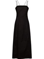 FRAME robe sans manches à encolure carrée - Noir