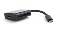 Gembird A-CM-HDMIF-01 USB Type-C 3.1 HDMI Zwart kabeladapter/verloopstukje - thumbnail