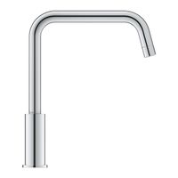 Grohe QuickFix Start verhoogde keukenmengkraan hoek chroom - thumbnail