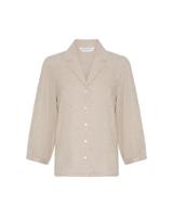 Msch Copenhagen Mschpennie Ginia 3 4 Shirt Blouse Sand Msch Copenhagen Mschpennie Ginia 3 4 Shirt Blouse Sand