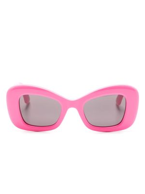 Alexander McQueen Eyewear lunettes de soleil Bold à monture papillon - Rose