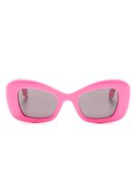 Alexander McQueen Eyewear lunettes de soleil Bold à monture papillon - Rose