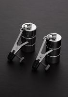 2 Adjustable Nipple Clamps+Changable Weights