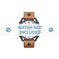 Diesel horlogeband DZ1576 Leder Bruin 24mm - thumbnail