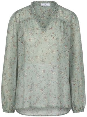 Blouse zonder sluiting Van Peter Hahn groen