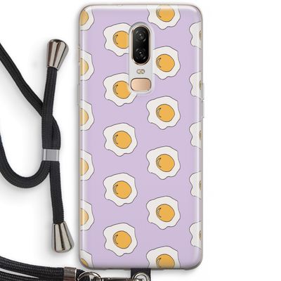 Bacon to my eggs #1: OnePlus 6 Transparant Hoesje met koord