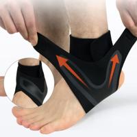 2 PC's Sport Ankle Support elastische hoge bescherming sport enkel apparatuur veiligheid uitgevoerd basketbal Ankle Brace ondersteuning Size:S(Left)