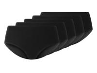 esmara 5 dames slips (Zwart, S (36/38))