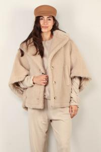 Max Mara cap Beige maat M Zijde, Wol, Viscose 2414731141600