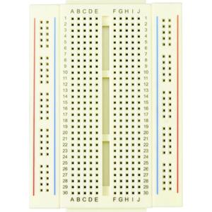 TRU COMPONENTS Breadboard Verschuifbaar Totaal aantal polen 400 (l x b x h) 86.5 x 64.5 x 8.5 mm 1 stuk(s)