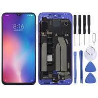 LCD-scherm en digitizer volledige montage met frame voor Xiaomi mi 9 SE (blauw)