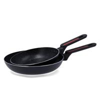 Pan Quid Tentacion Zwart Metaal Gestampt aluminium Ø 24 cm Ø 20 cm (2 Stuks)