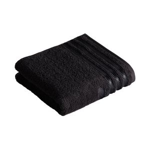 Vossen Vossen Handdoek Cult de Luxe 7900 Zwart 50x100