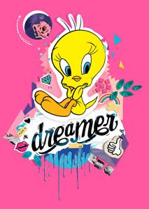 Looney Tunes: Tweety Dreamer Lenticular Spiral Notebook