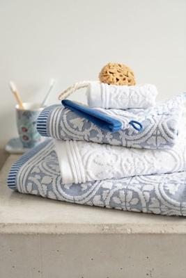 Pip Studio Pip Studio Handdoek Tile de Pip Blue 55x100