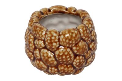 Decostar Countryfield Vaas ro Pine cone S bruin