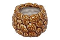 Decostar Countryfield Vaas ro Pine cone S bruin