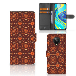 Xiaomi Redmi Note 9 Pro | Note 9S Telefoon Hoesje Batik Brown