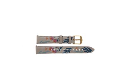 Horlogeband Fossil ES5100 Leder Multicolor 16mm