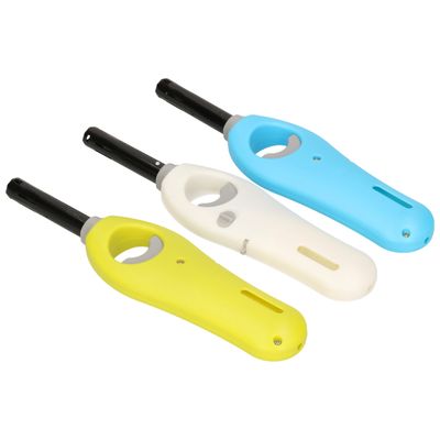 4x stuks gas/bbq/keuken aanstekers navulbaar 18 cm