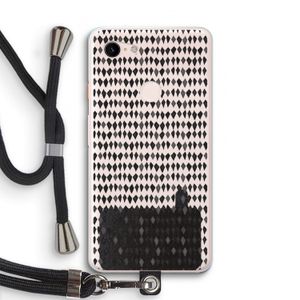 Crazy shapes: Pixel 3 XL Transparant Hoesje met koord