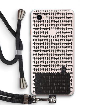 Crazy shapes: Pixel 3 XL Transparant Hoesje met koord