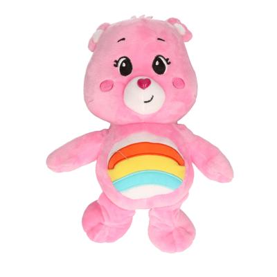 Troetelbeertjes pluche knuffel - roze - 28 cm - Cartoon knuffel - Troetelberen - Pluche knuffels