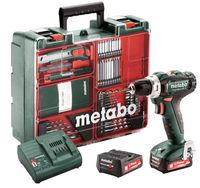 Metabo POWERMAXX BS 12 SET Accu-boorschroefmachine Mobiele werkplaats 12V 2x2Ah Li-Ion - 601036870 - thumbnail