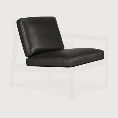 Ethnicraft Zitkussen 'Jack' t.b.v. Fauteuil Jack, Leder, kleur Zwart