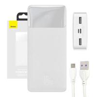 Baseus Bipow Digitale Weergave 15W Power Bank 20000mAh - Wit