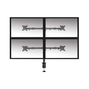 ACT AC8304 flat panel bureau steun 81,3 cm (32") Klem/doorvoer Zwart