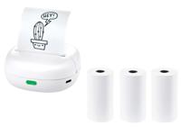 SILVERCREST Mini printer met 3 rollen printpapier SILVERCREST Mini printer met 3 rollen printpapier