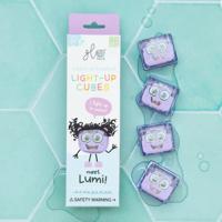Glo Pals Light Up Cubes | Poppetje Lumi paars