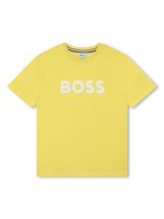 BOSS Kidswear t-shirt en coton à logo imprimé - Jaune - thumbnail