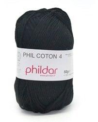 Phildar Phil Coton 4 1200 Noir