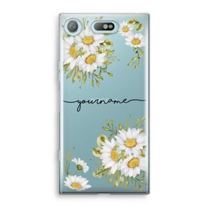 Daisies: Sony Xperia XZ1 Compact Transparant Hoesje