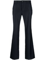 ETRO pantalon rayé en laine - Bleu