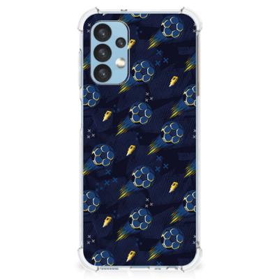 Doorzichtige Silicone Hoesje voor Samsung Galaxy A13 (4G) Voetbal