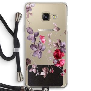 Mooie bloemen: Samsung Galaxy A3 (2016) Transparant Hoesje met koord