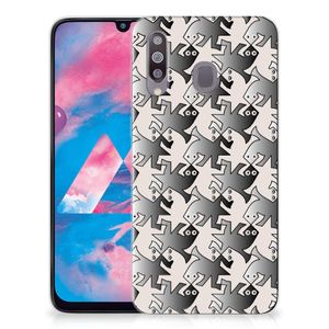 Samsung Galaxy M30 TPU Hoesje Salamander Grey