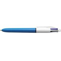 BIC 889969 balpen Zwart, Blauw, Groen, Rood Intrekbare balpen met klembevestiging 12 stuk(s) - thumbnail