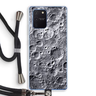 Maanlandschap: Samsung Galaxy Note 10 Lite Transparant Hoesje met koord