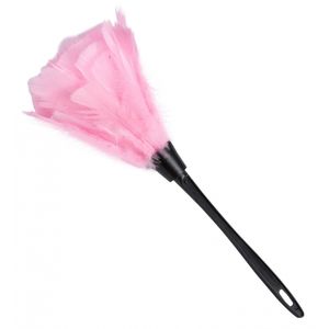 Roze veren duster volwassenen