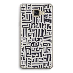 Moroccan Print: Samsung Galaxy A5 (2016) Transparant Hoesje
