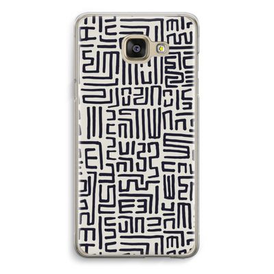 Moroccan Print: Samsung Galaxy A5 (2016) Transparant Hoesje
