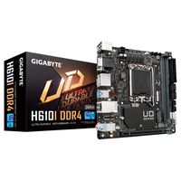 Gigabyte H610I DDR4 Moederbord Socket Intel 1700 Vormfactor Mini-ITX Moederbord chipset Intel® H610 Express