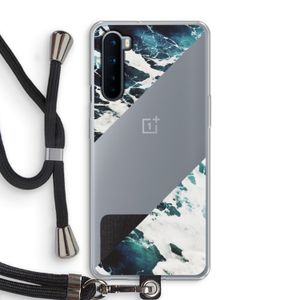 Golven: OnePlus Nord Transparant Hoesje met koord