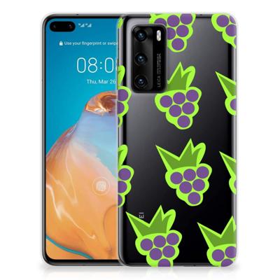 Huawei P40 | Siliconen Case | Druiven