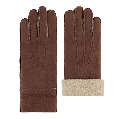 Lammy handschoenen dames met omgeslagen boord model Helsinki