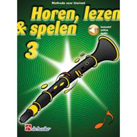 De Haske Horen, lezen & spelen 3 klarinet lesboek